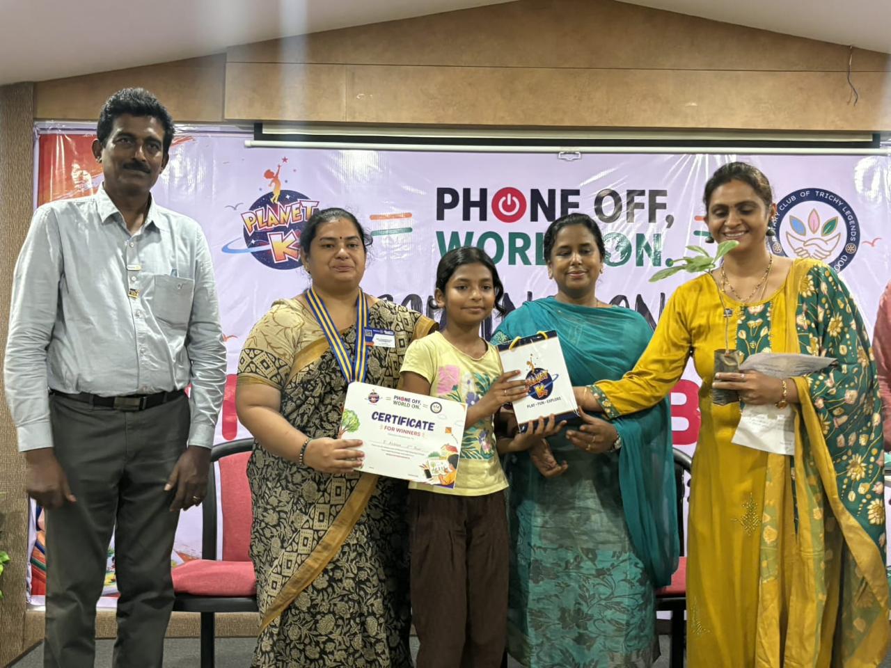 Planet K Drawing Contest Prize Distribution